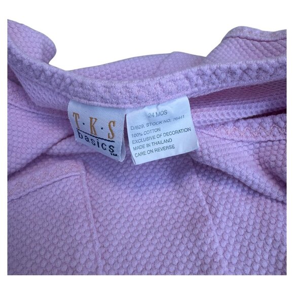 ✨Vintage/Y2K Pink Tks Basics Romper✨ - Picture 3 of 4